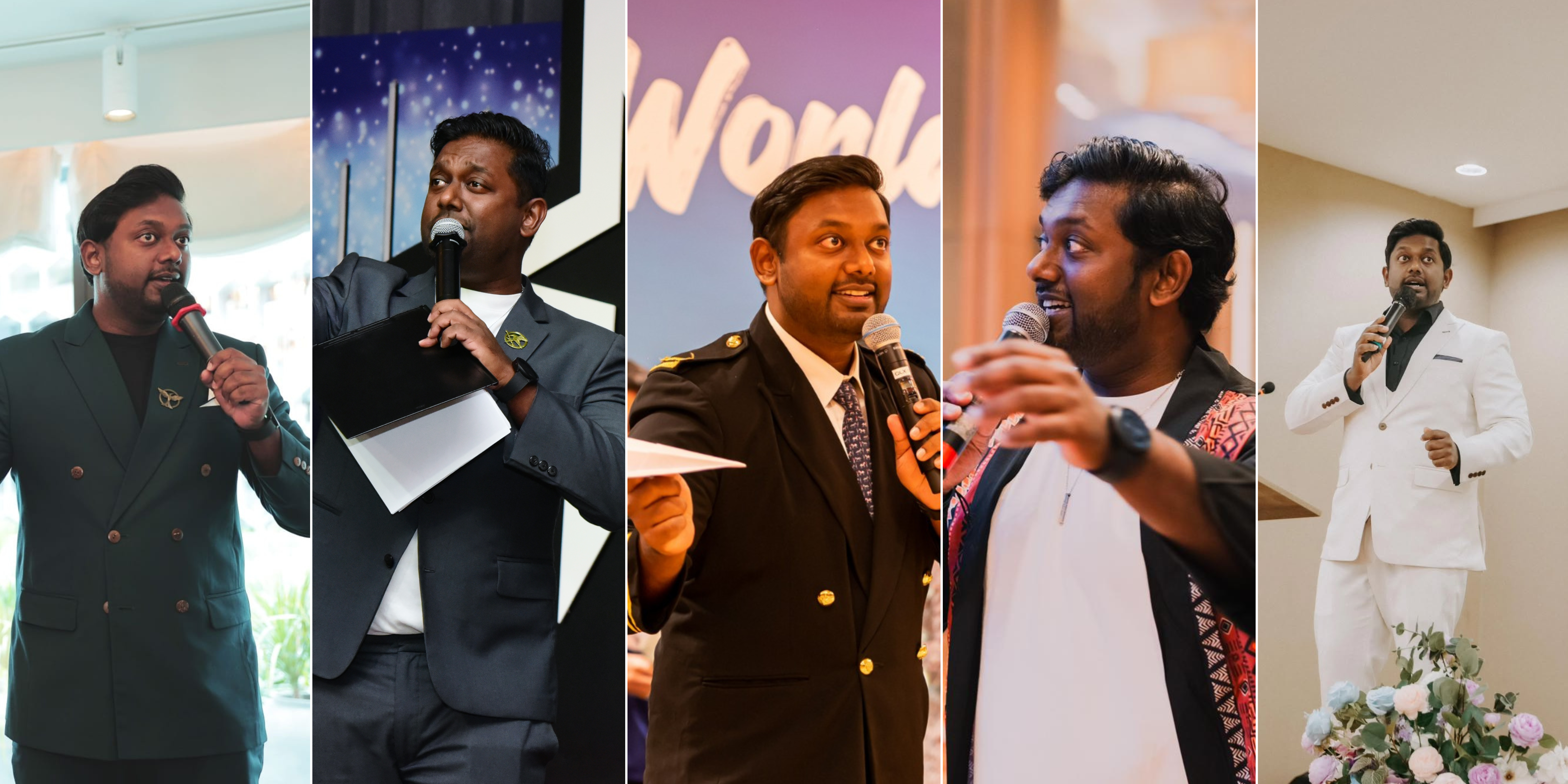 Jay hosting an event